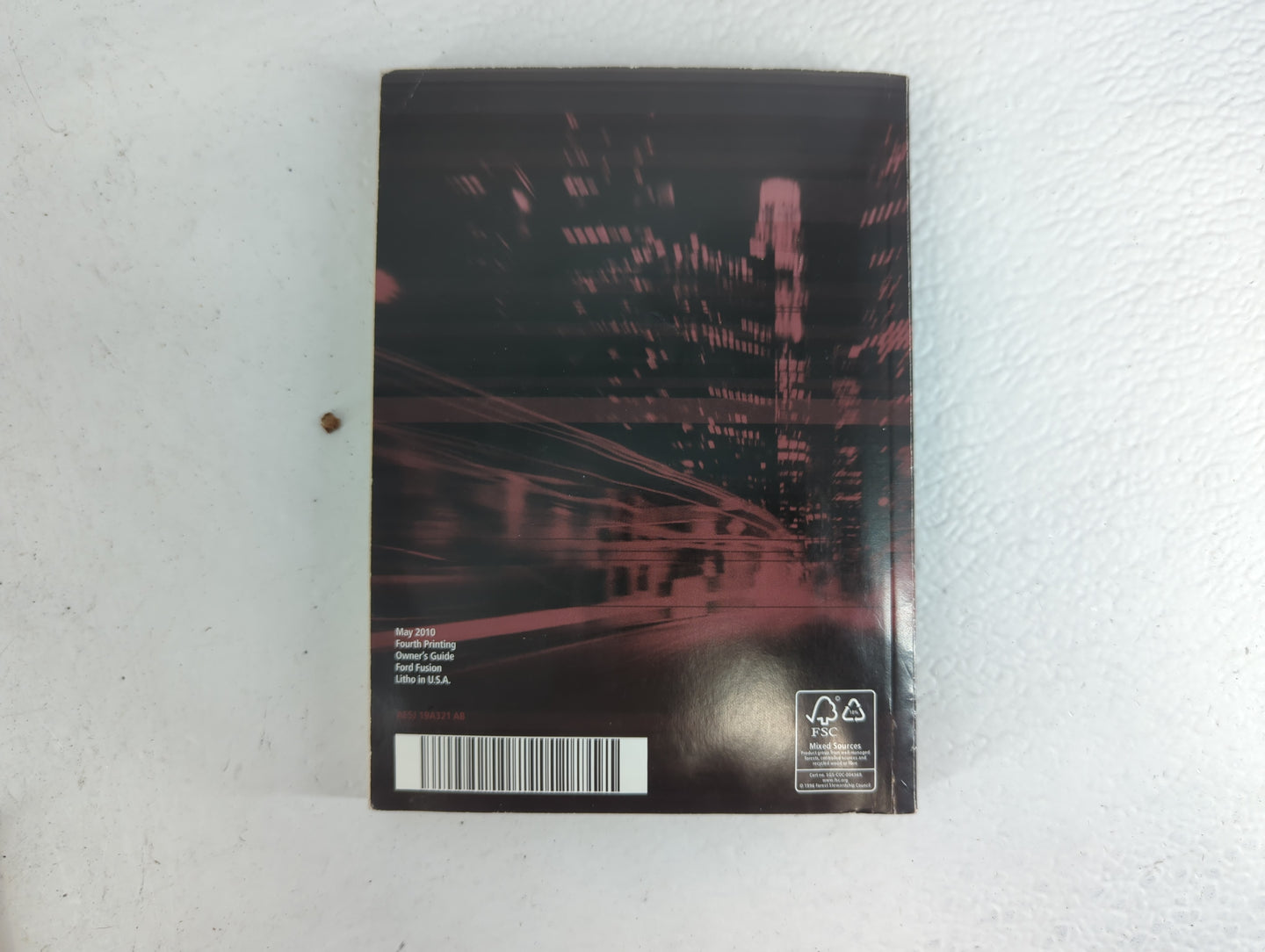 2010 Ford Fusion Owners Manual Book Guide OEM Used Auto Parts - Oemusedautoparts1.com