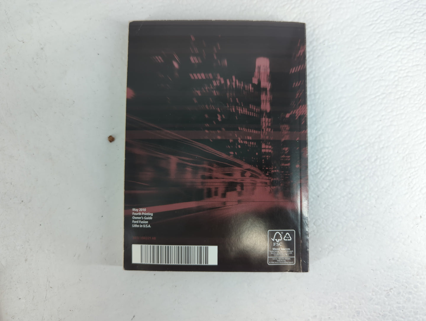 2010 Ford Fusion Owners Manual Book Guide OEM Used Auto Parts - Oemusedautoparts1.com