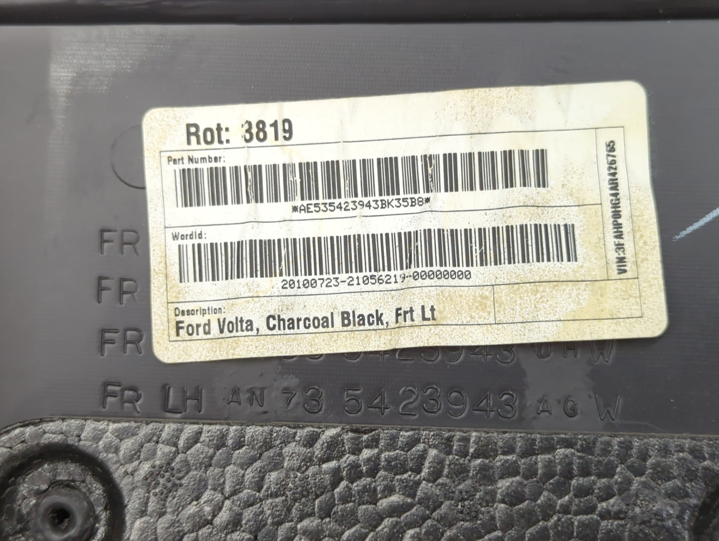 2010 Ford Fusion Front Left Driver Interior Door Panel Trim - Oemusedautoparts1.com