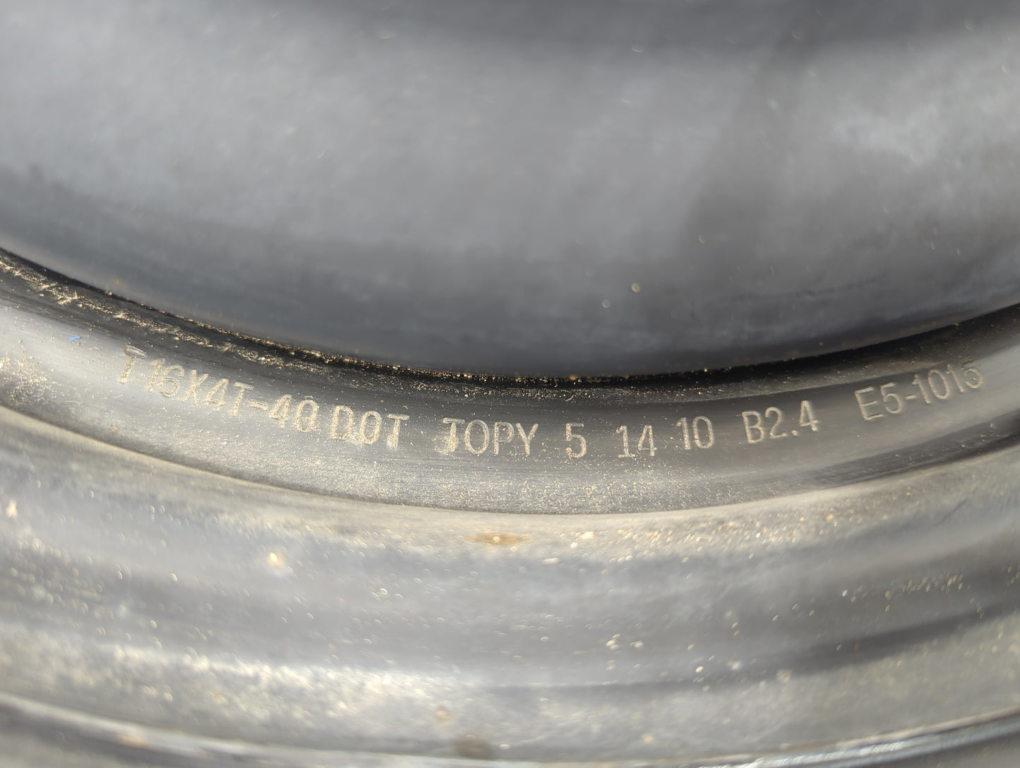 2006-2012 Ford Fusion Spare Donut Tire Wheel Rim Oem 811321 - Oemusedautoparts1.com