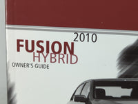 2010 Ford Fusion Owners Manual Book Guide P/N:AE5J 19A321 DB OEM Used Auto Parts - Oemusedautoparts1.com