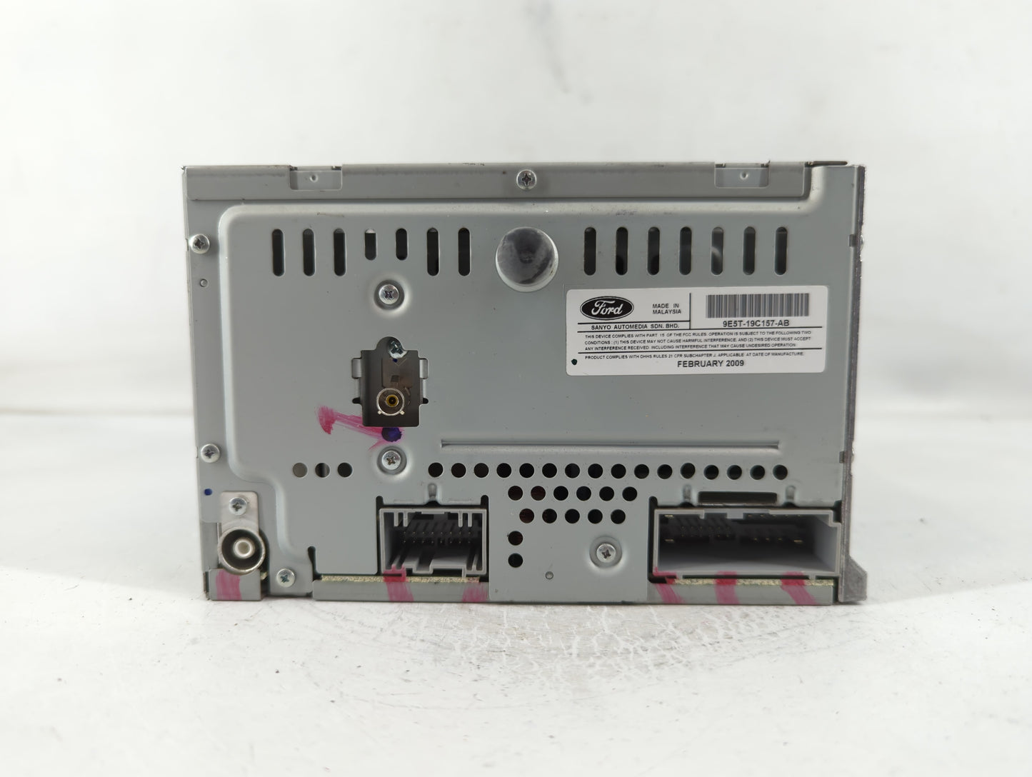 2010 Ford Fusion Radio AM FM Cd Player Receiver Replacement P/N:9E5T-19C157-AB Fits OEM Used Auto Parts - Oemusedautoparts1.
