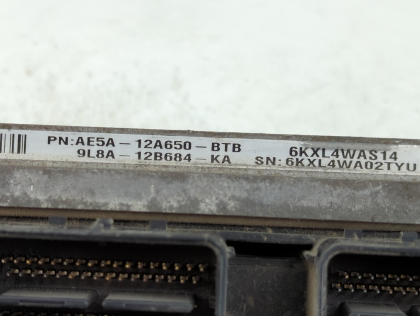 2010 Ford Fusion PCM Engine Control Computer ECU ECM PCU OEM P/N:AE5A-12A650-BTB Fits OEM Used Auto Parts - Oemusedautoparts
