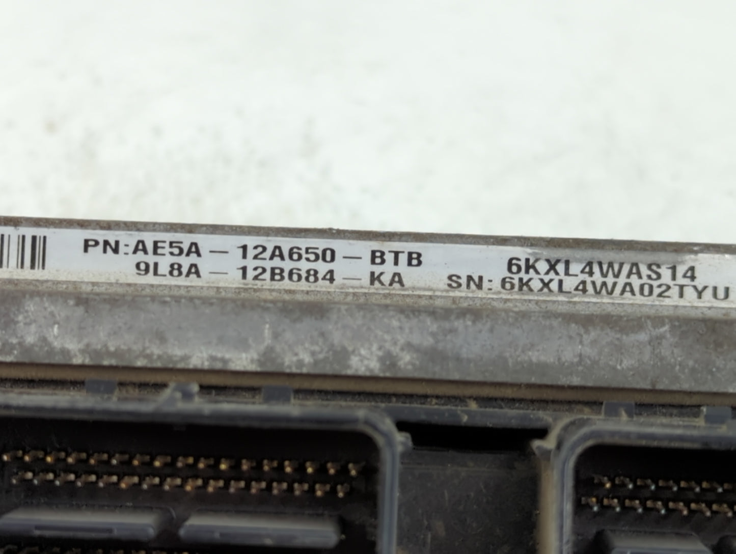 2010 Ford Fusion PCM Engine Control Computer ECU ECM PCU OEM P/N:AE5A-12A650-BTB Fits OEM Used Auto Parts - Oemusedautoparts