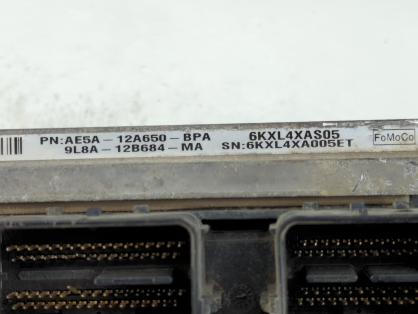 2010 Ford Fusion PCM Engine Control Computer ECU ECM PCU OEM P/N:9L8A-12B684-MA AE5A-12A650-BPA Fits OEM Used Auto Parts - O