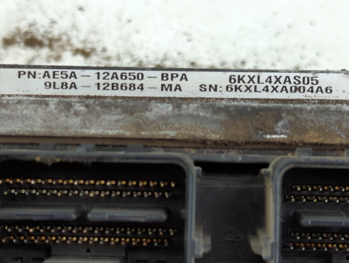 2010 Ford Fusion PCM Engine Control Computer ECU ECM PCU OEM P/N:9L8A-12B684-MA AE5A-12A650-BPA Fits OEM Used Auto Parts - O