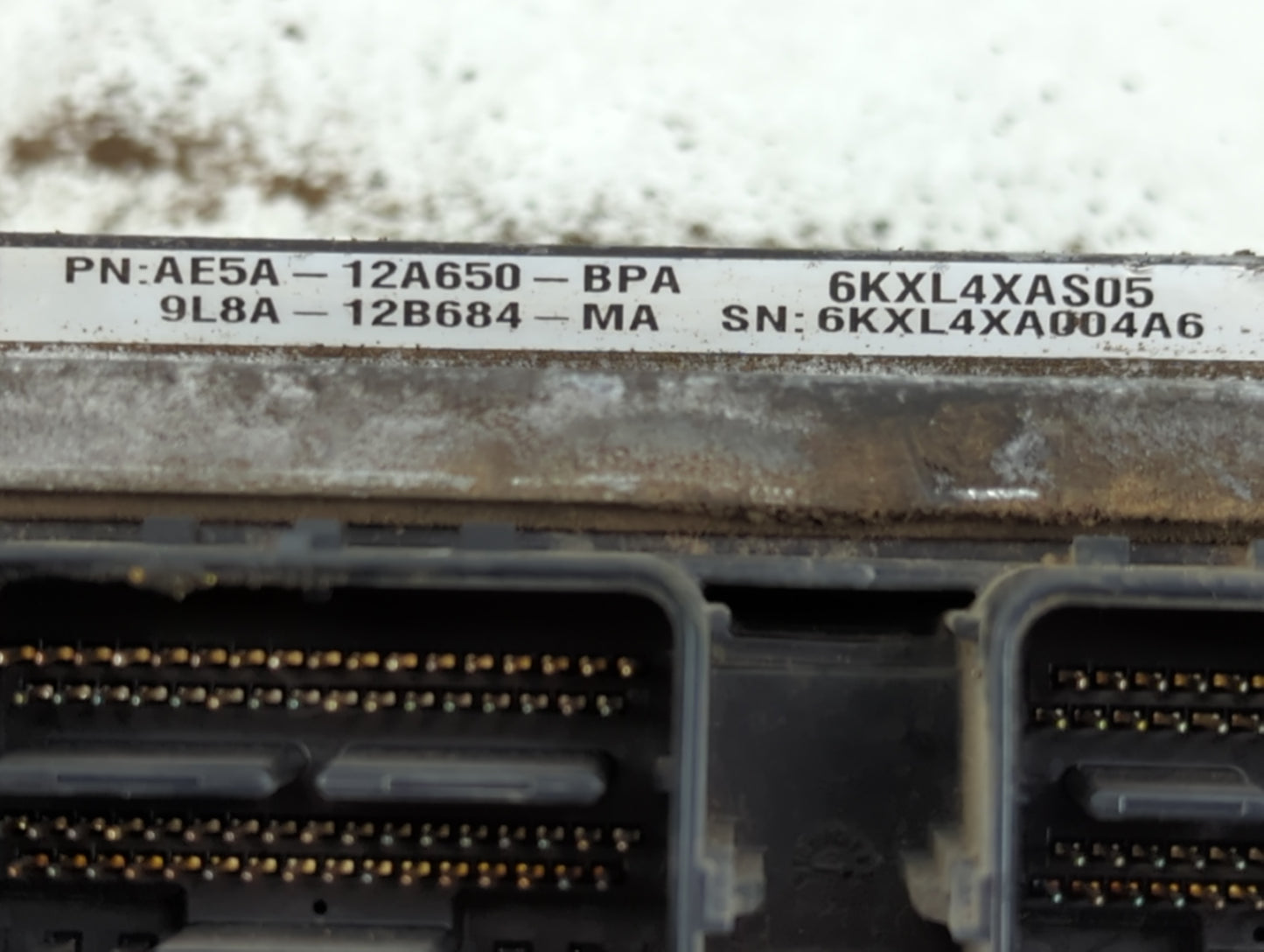 2010 Ford Fusion PCM Engine Control Computer ECU ECM PCU OEM P/N:9L8A-12B684-MA AE5A-12A650-BPA Fits OEM Used Auto Parts - O