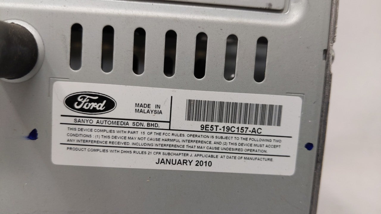 2010-2012 Ford Fusion Radio AM FM Cd Player Receiver Replacement P/N:9E5T-19C159-AD 9E5T-19C157-AC Fits Fits 2010 2011 2012 