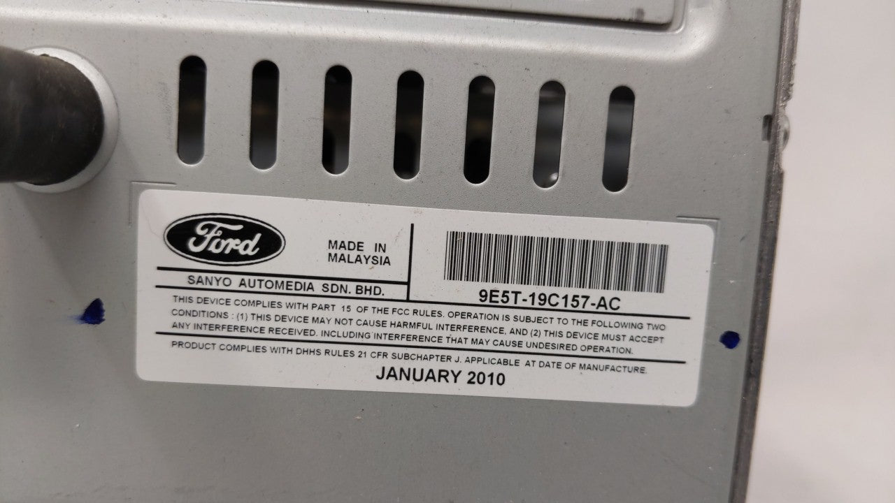 2010-2012 Ford Fusion Radio AM FM Cd Player Receiver Replacement P/N:9E5T-19C159-AD 9E5T-19C157-AC Fits Fits 2010 2011 2012 