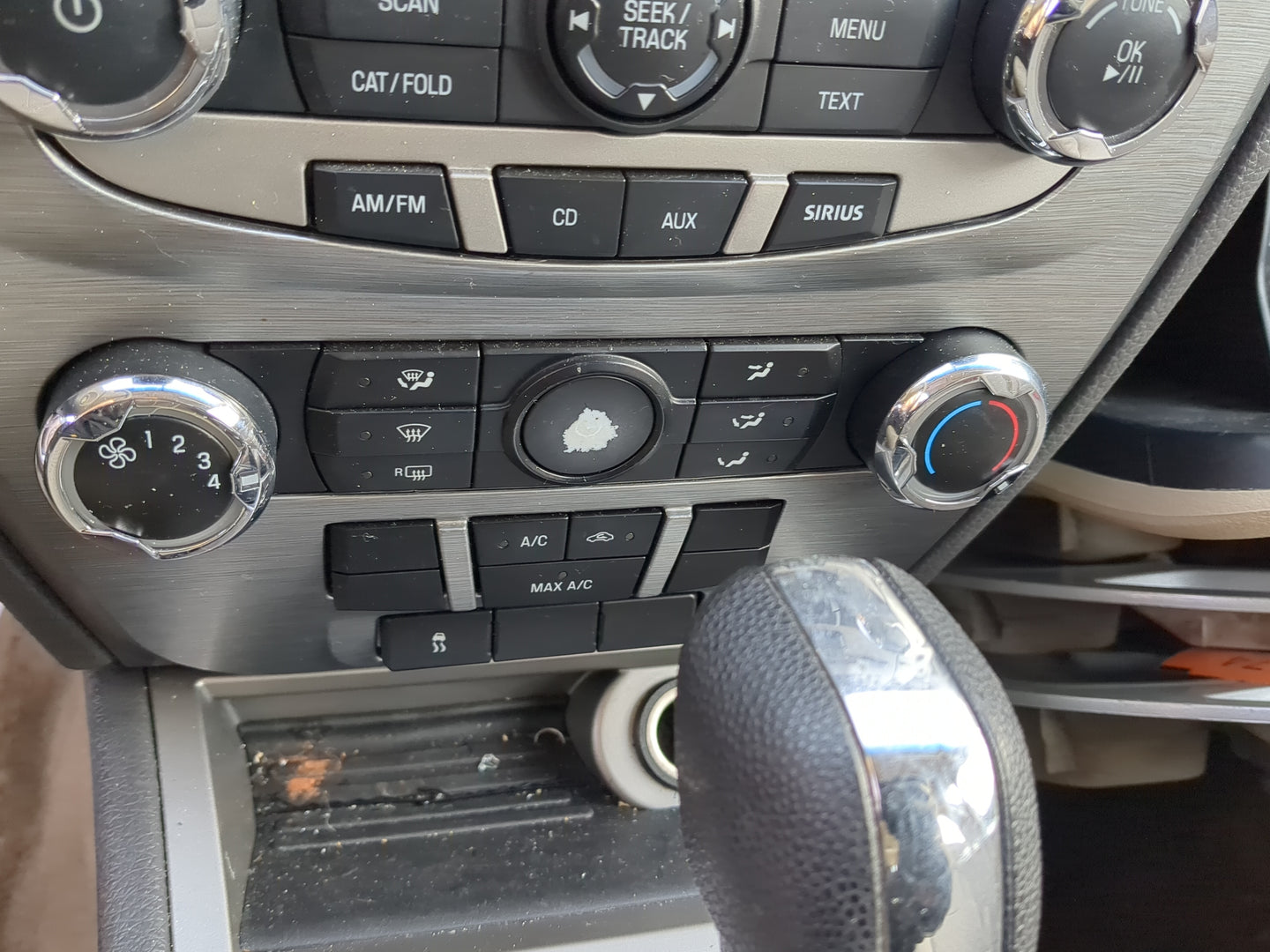 2010 Ford Fusion Climate Control Module Temperature AC/Heater Replacement Fits OEM Used Auto Parts - Oemusedautoparts1.com