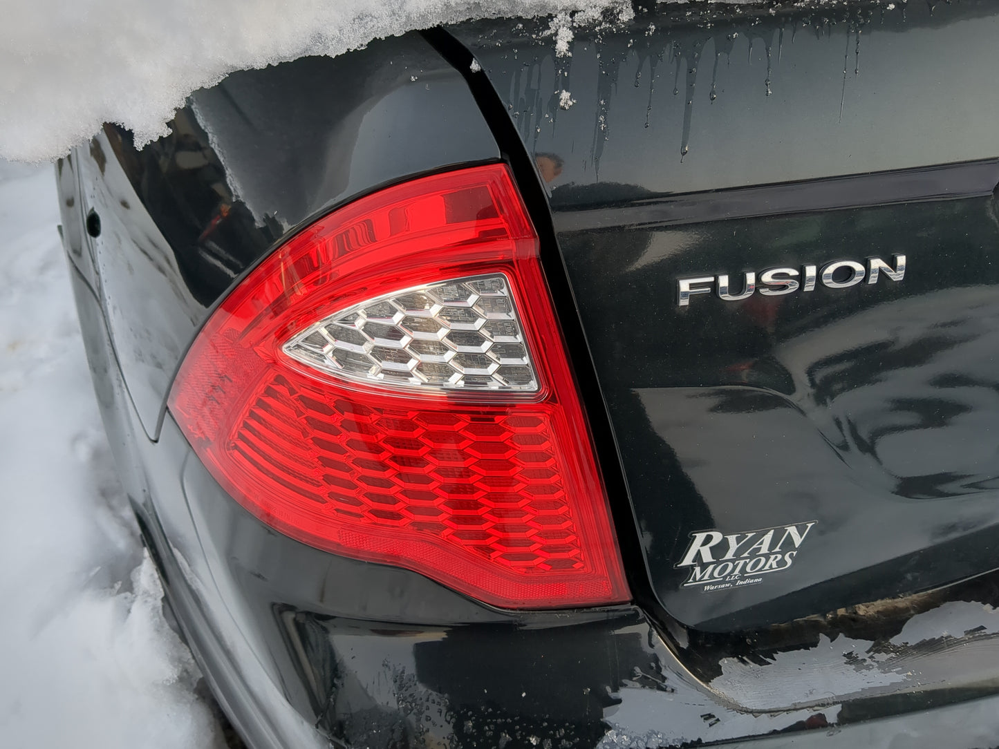 2010-2012 Ford Fusion Tail Light Assembly Driver Left OEM Fits Fits 2010 2011 2012 OEM Used Auto Parts - Oemusedautoparts1.c