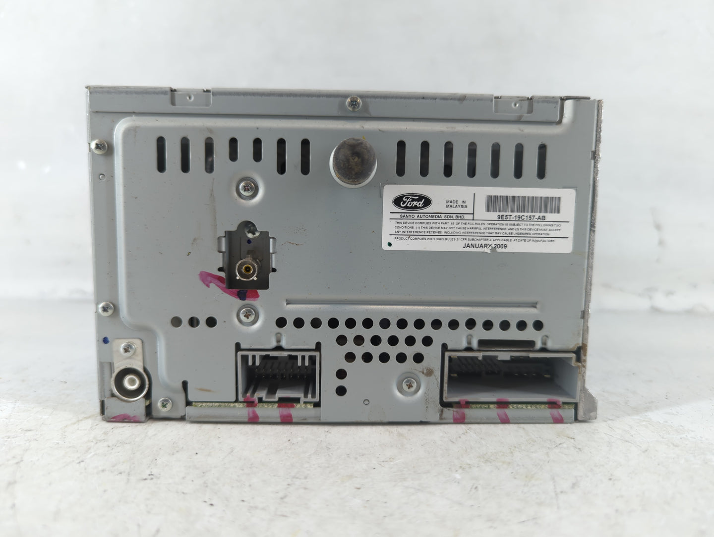 2010 Ford Fusion Radio AM FM Cd Player Receiver Replacement P/N:9E5T-19C157-AB Fits OEM Used Auto Parts - Oemusedautoparts1.