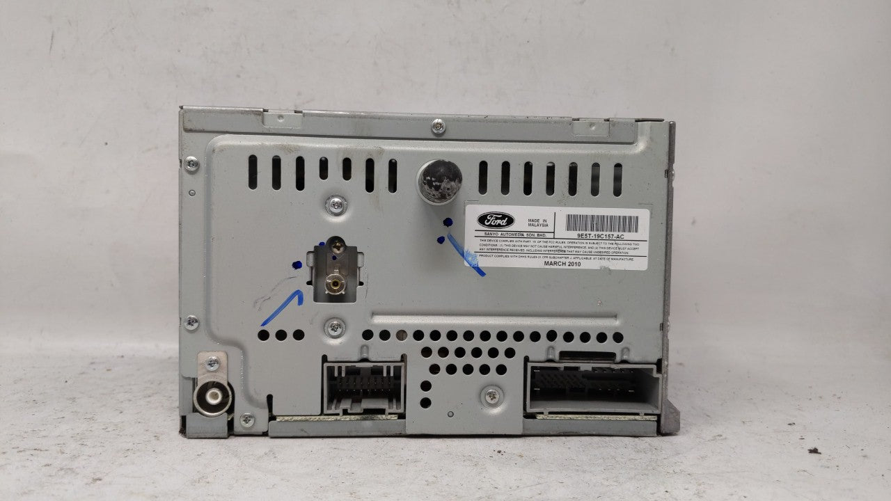 2010 Ford Fusion Radio AM FM Cd Player Receiver Replacement P/N:9E5T-19C159-AD 9E5T-19C157-AC Fits OEM Used Auto Parts - Oem