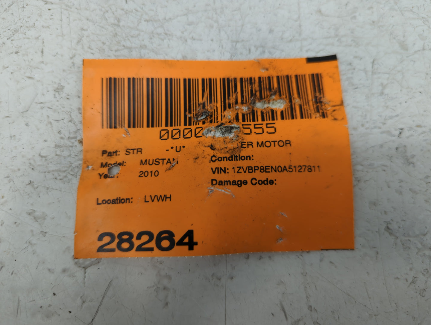 2005-2010 Ford Mustang Car Starter Motor Solenoid OEM P/N:7R3T-11000-AA Fits Fits 2005 2006 2007 2008 2009 2010 OEM Used Aut