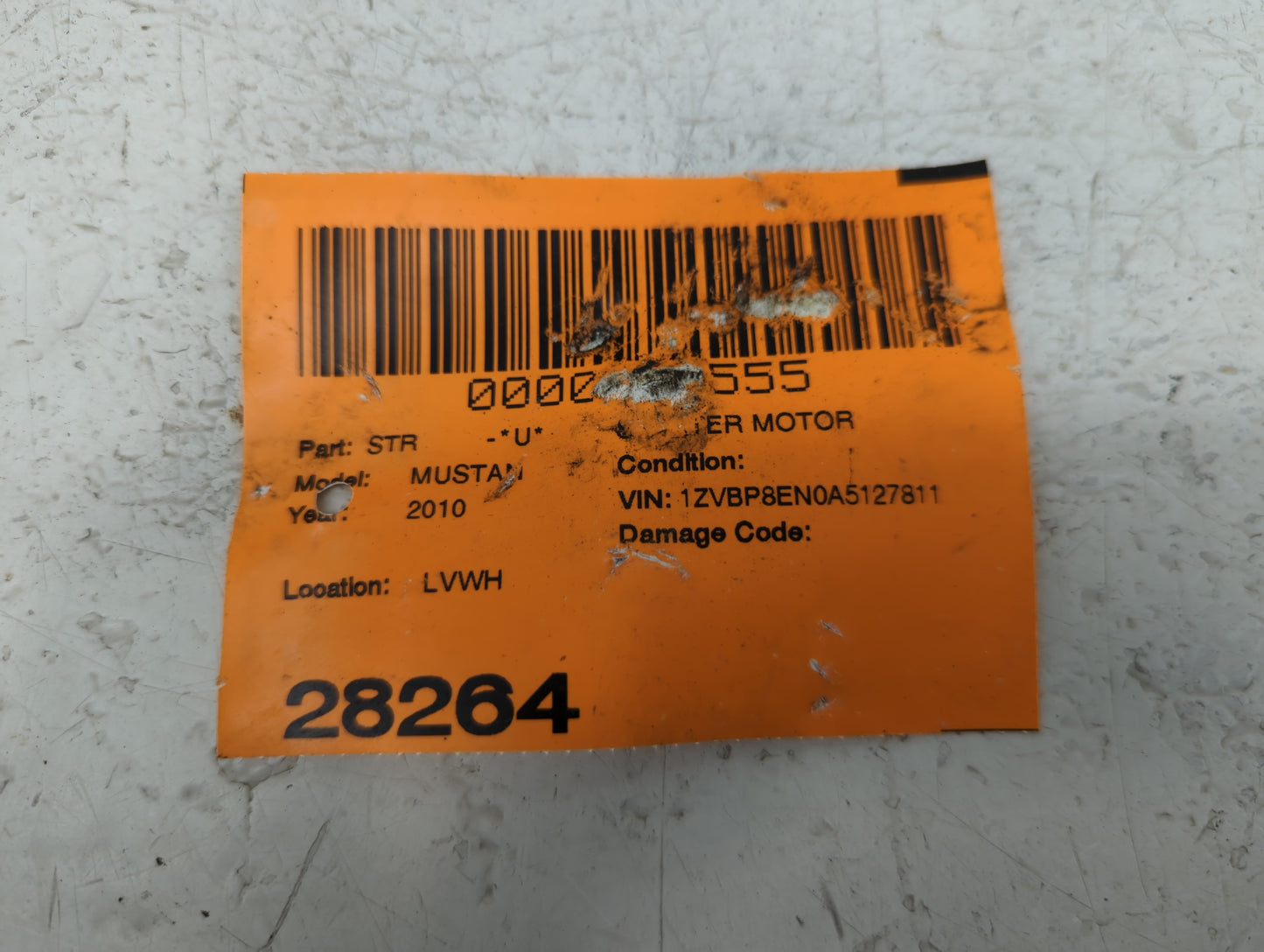 2005-2010 Ford Mustang Car Starter Motor Solenoid OEM P/N:7R3T-11000-AA Fits Fits 2005 2006 2007 2008 2009 2010 OEM Used Aut