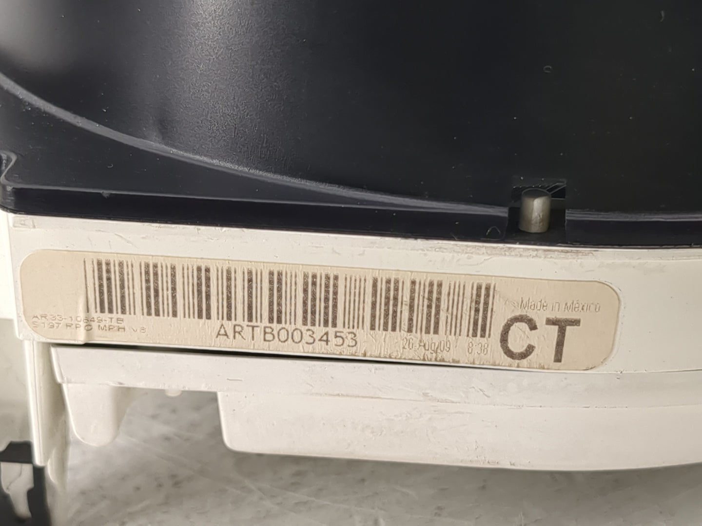 2010 Ford Mustang Instrument Cluster Speedometer Gauges P/N:AR33-10849-TB Fits OEM Used Auto Parts - Oemusedautoparts1.com