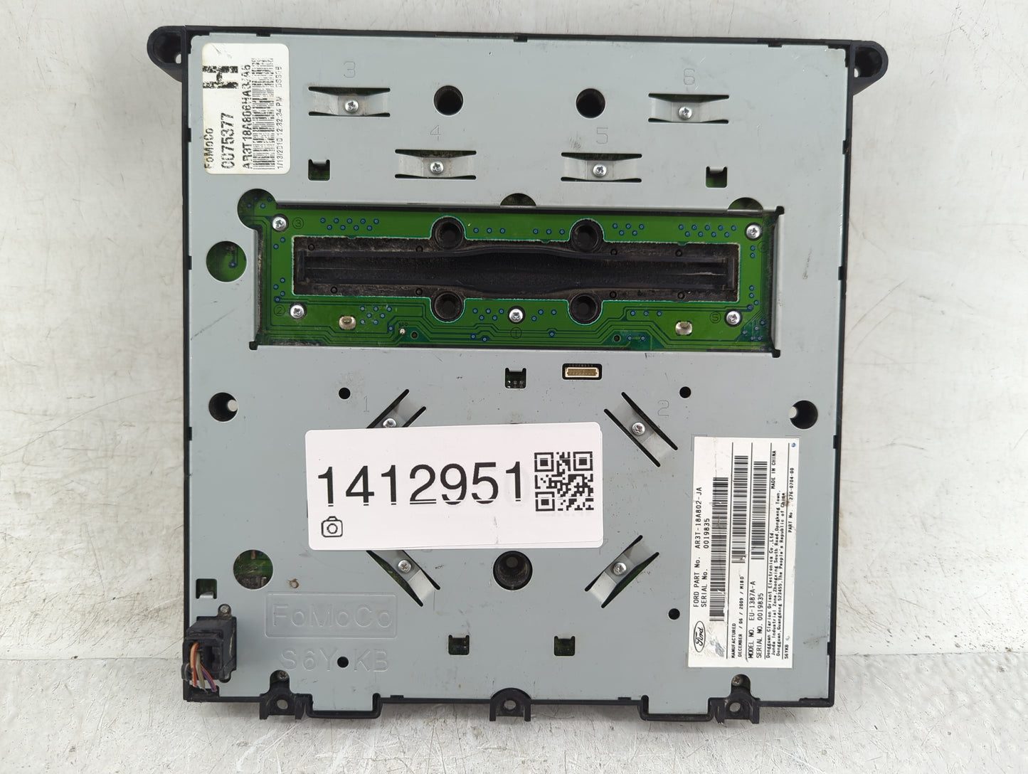2010 Ford Mustang Radio AM FM Cd Player Receiver Replacement P/N:AR3T-10A802-JA Fits OEM Used Auto Parts - Oemusedautoparts1