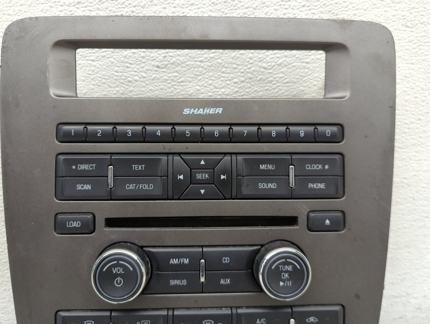 2010-2010 Ford Mustang Radio Control Panel 1492722 - Oemusedautoparts1.com