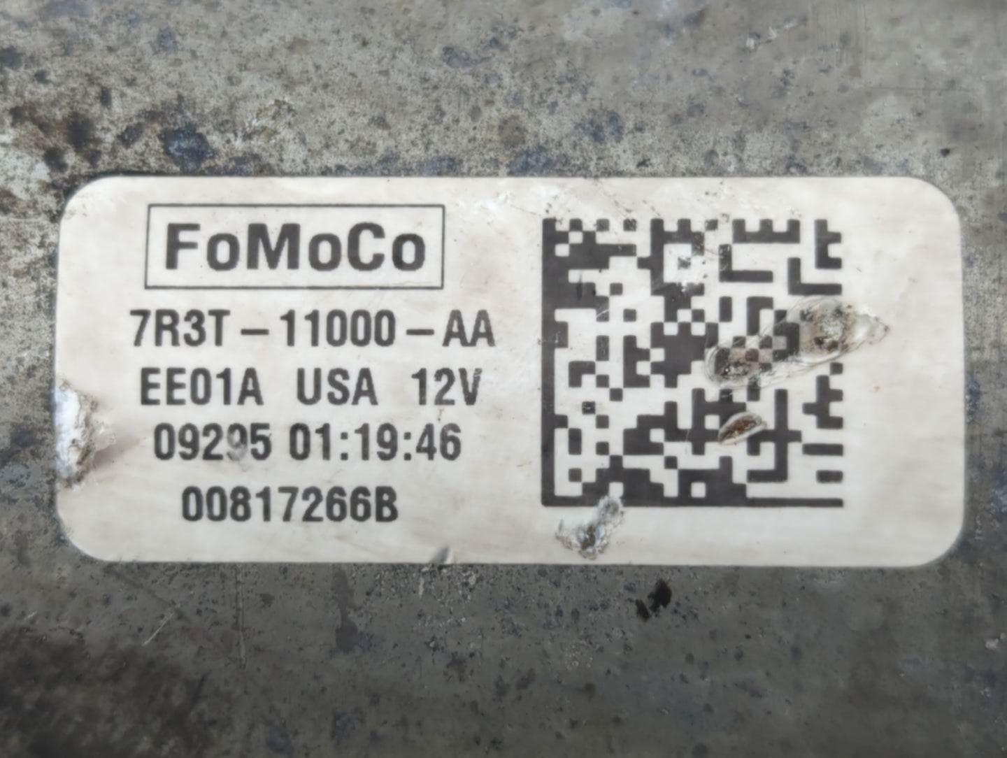 2005-2010 Ford Mustang Car Starter Motor Solenoid OEM P/N:7R3T-11000-AA Fits Fits 2005 2006 2007 2008 2009 2010 OEM Used Aut