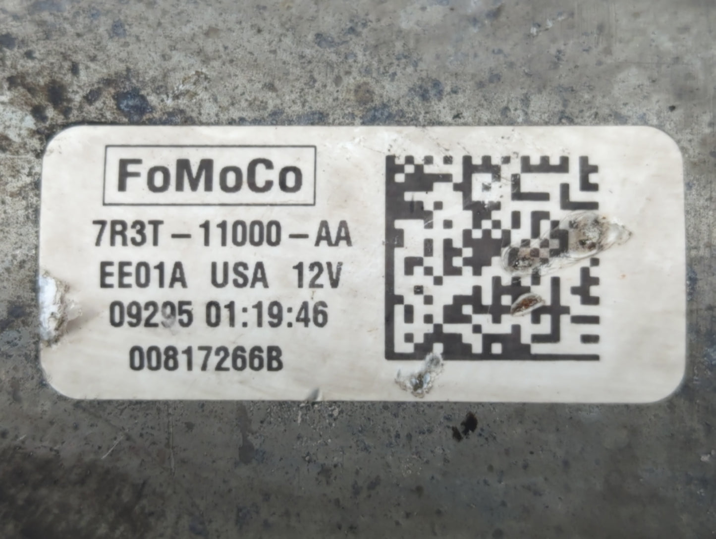2005-2010 Ford Mustang Car Starter Motor Solenoid OEM P/N:7R3T-11000-AA Fits Fits 2005 2006 2007 2008 2009 2010 OEM Used Aut