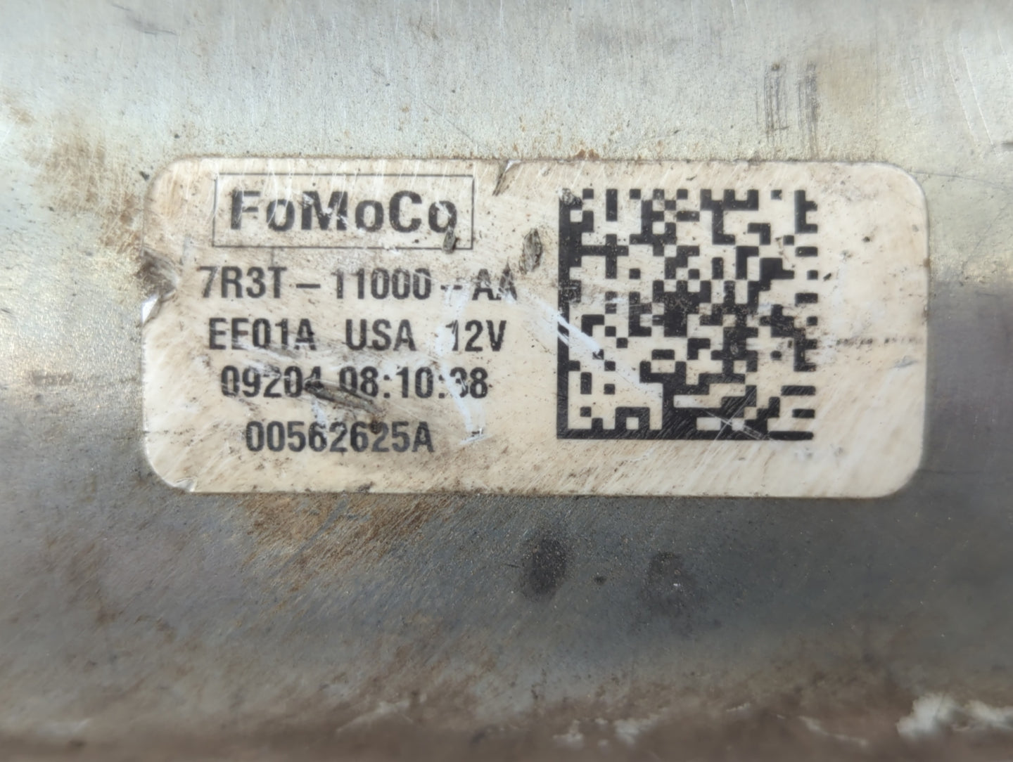 2010 Ford Mustang Car Starter Motor Solenoid OEM P/N:7R3T-11000-AA Fits OEM Used Auto Parts - Oemusedautoparts1.com
