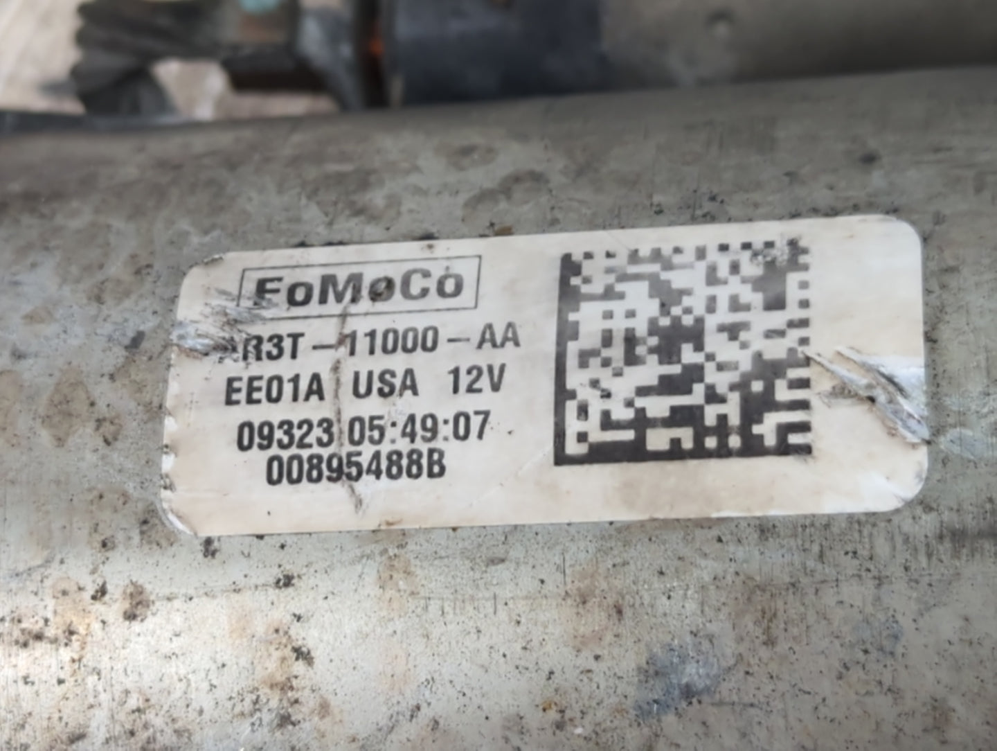 2010 Ford Mustang Car Starter Motor Solenoid OEM P/N:7R3T-11000-AA Fits OEM Used Auto Parts - Oemusedautoparts1.com