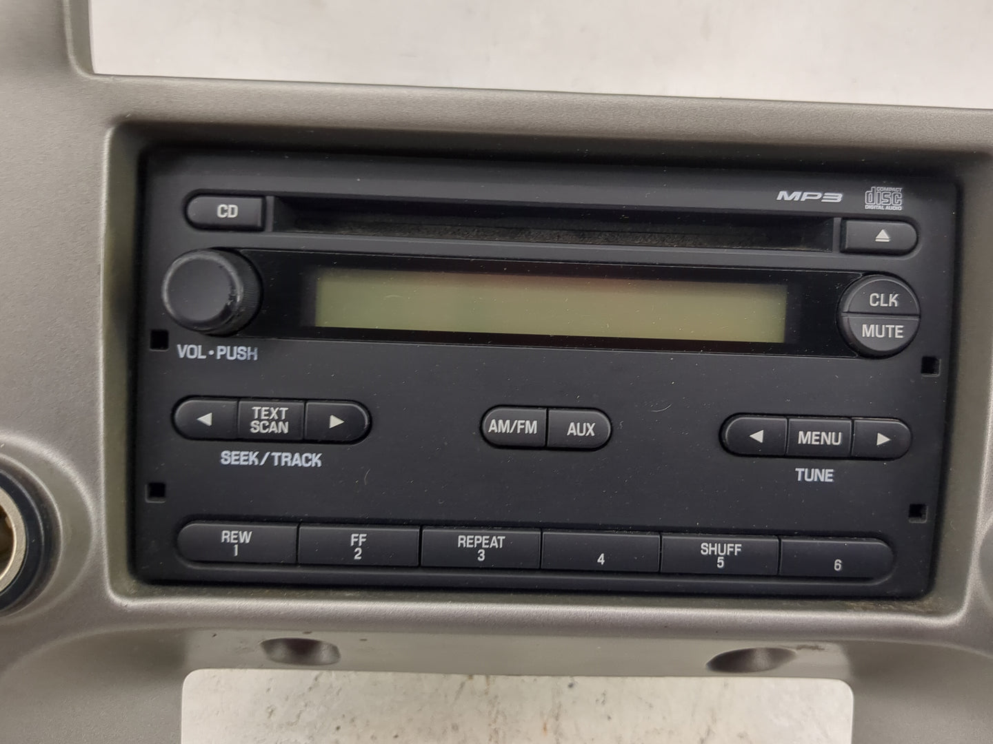 2007-2011 Ford Ranger Radio AM FM Cd Player Receiver Replacement P/N:7L5T-18C869-AC 7L5T18C869AC Fits OEM Used Auto Parts - 