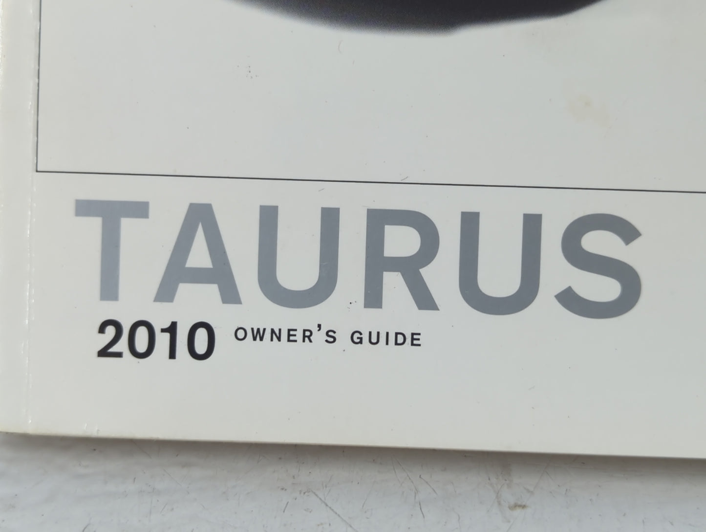 2010 Ford Taurus Owners Manual Book Guide P/N:AG1J 19A321 AB OEM Used Auto Parts - Oemusedautoparts1.com