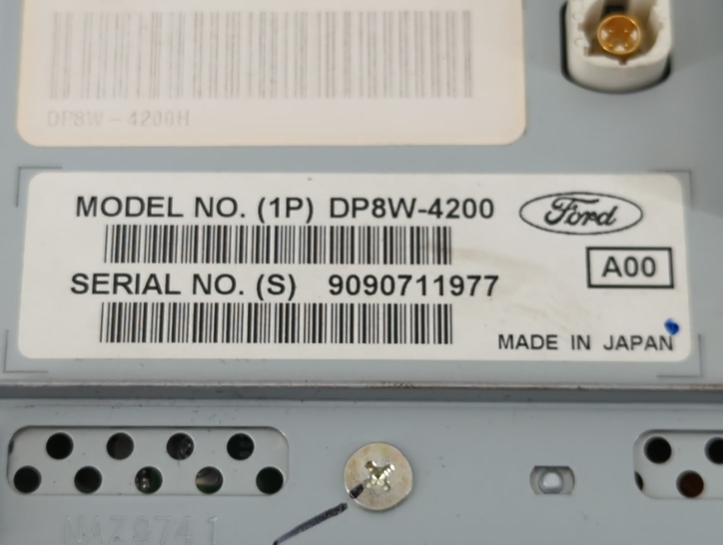 2010 Ford Taurus Radio AM FM Cd Player Receiver Replacement Fits OEM Used Auto Parts - Oemusedautoparts1.com