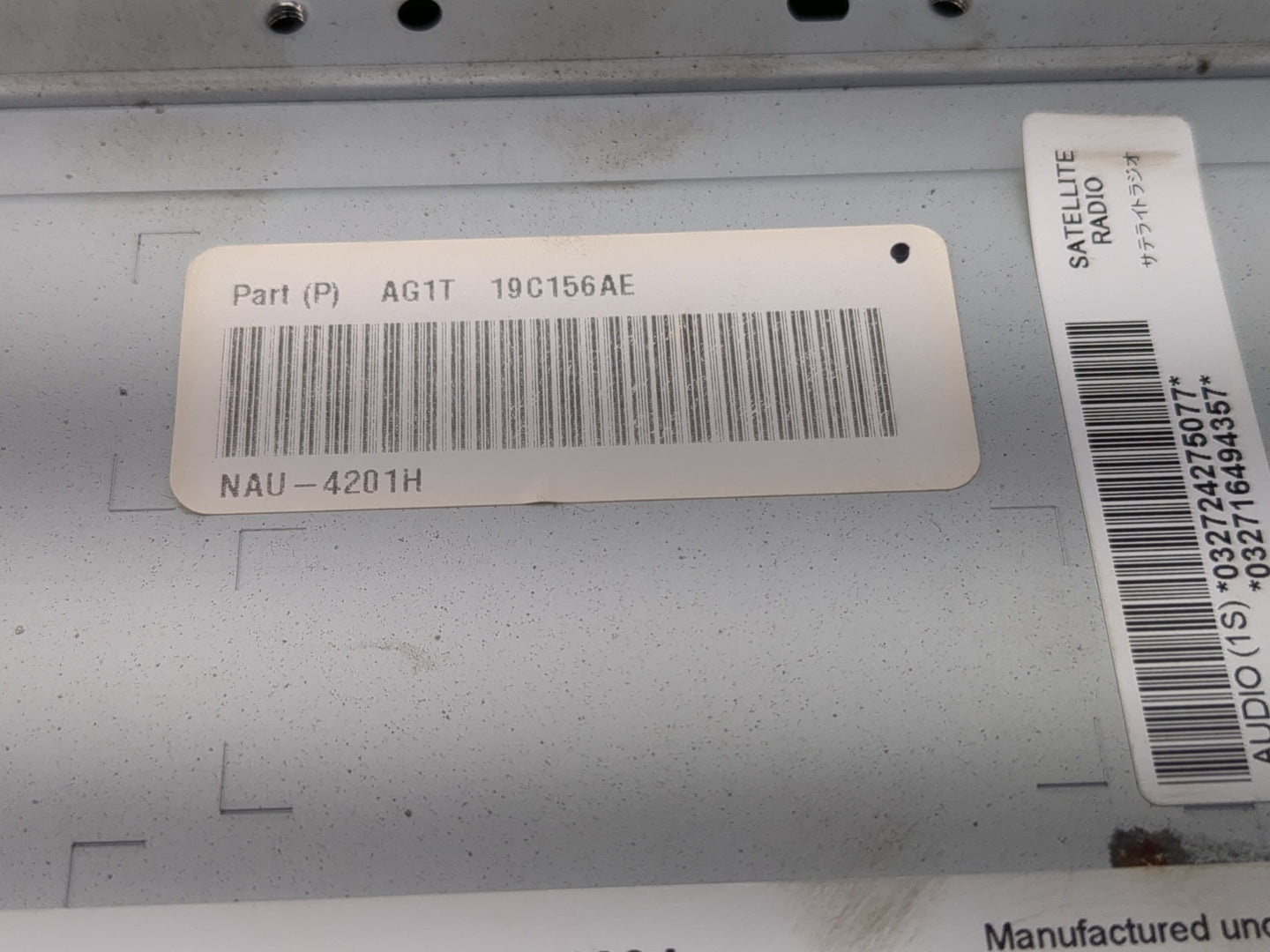 2010 Ford Taurus Radio AM FM Cd Player Receiver Replacement P/N:AG1T 19C156AE Fits OEM Used Auto Parts - Oemusedautoparts1.c