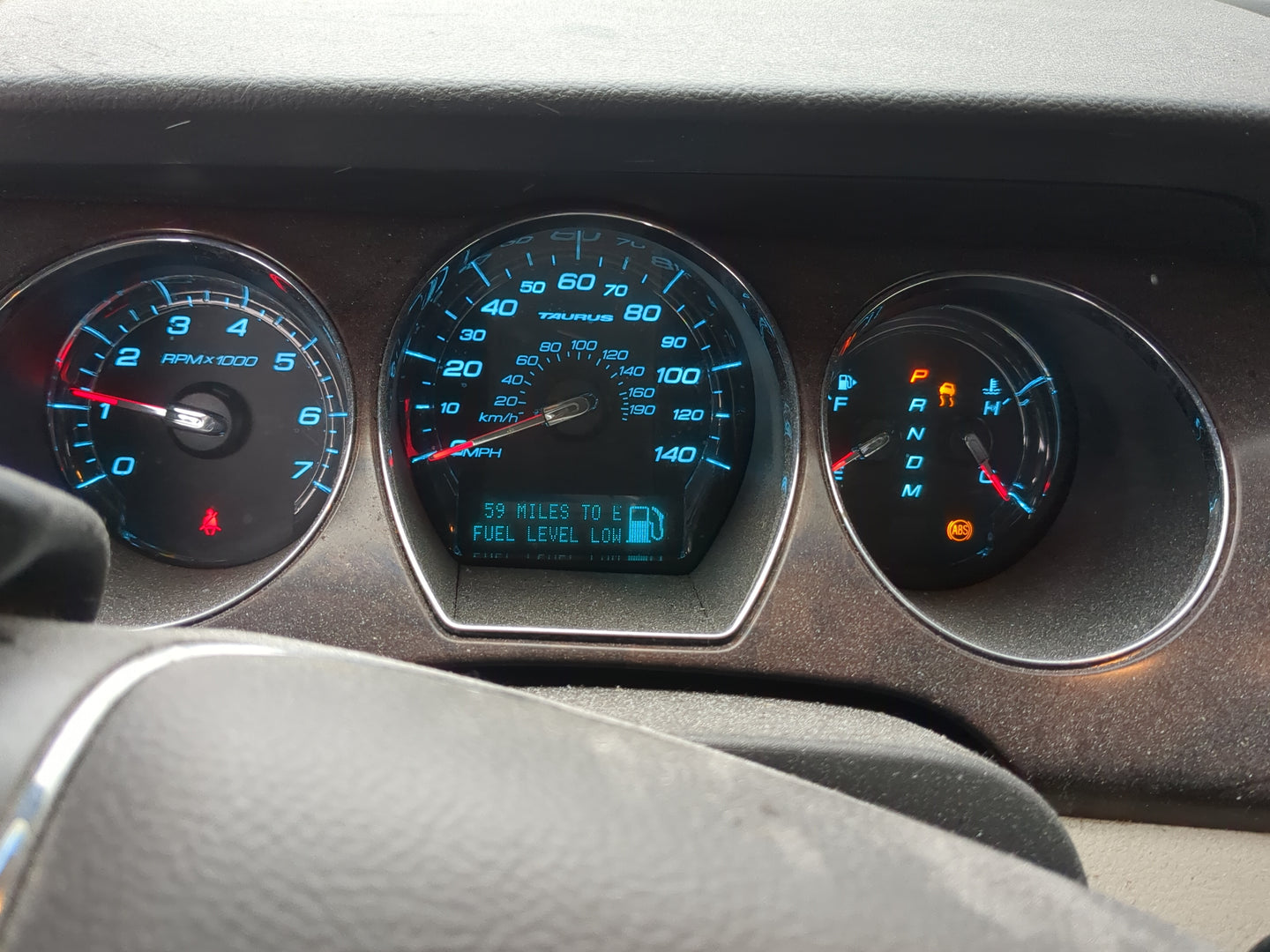 2010 Ford Taurus Instrument Cluster Speedometer Gauges Miles:165K Fits OEM Used Auto Parts - Oemusedautoparts1.com