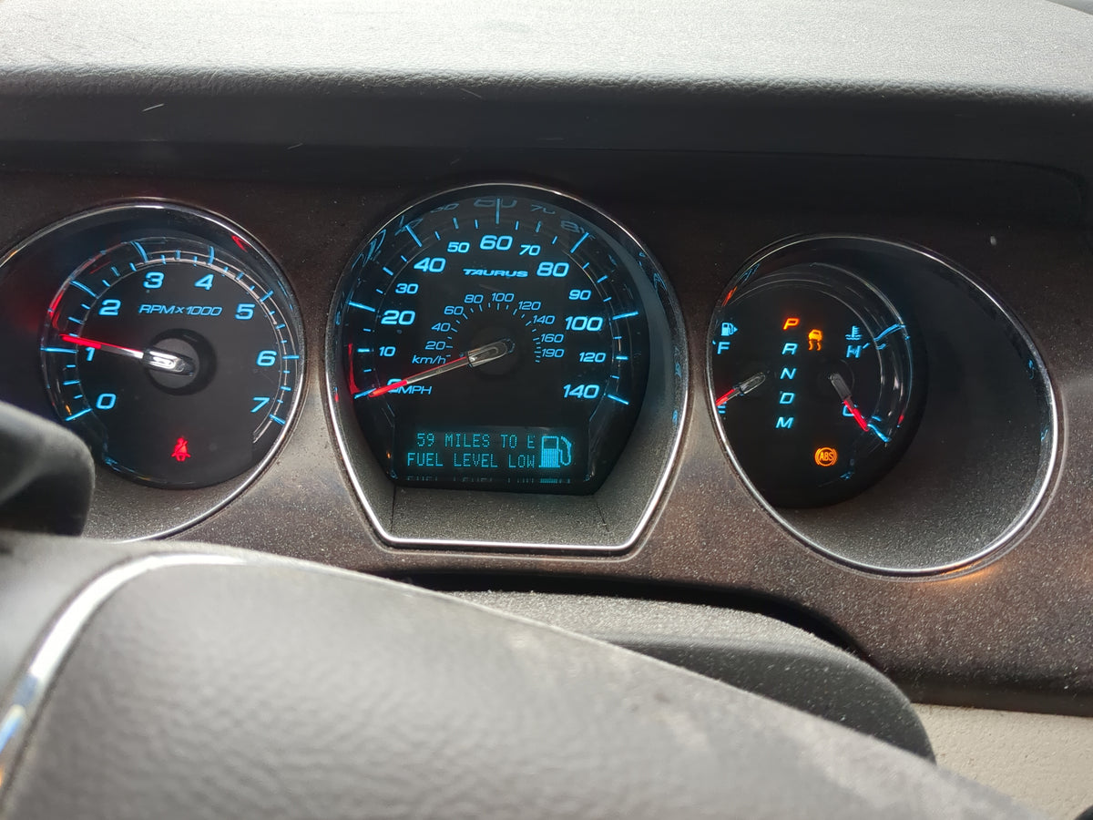 2010 Ford Taurus Instrument Cluster Speedometer Gauges Miles:165K Fits OEM Used Auto Parts - Oemusedautoparts1.com
