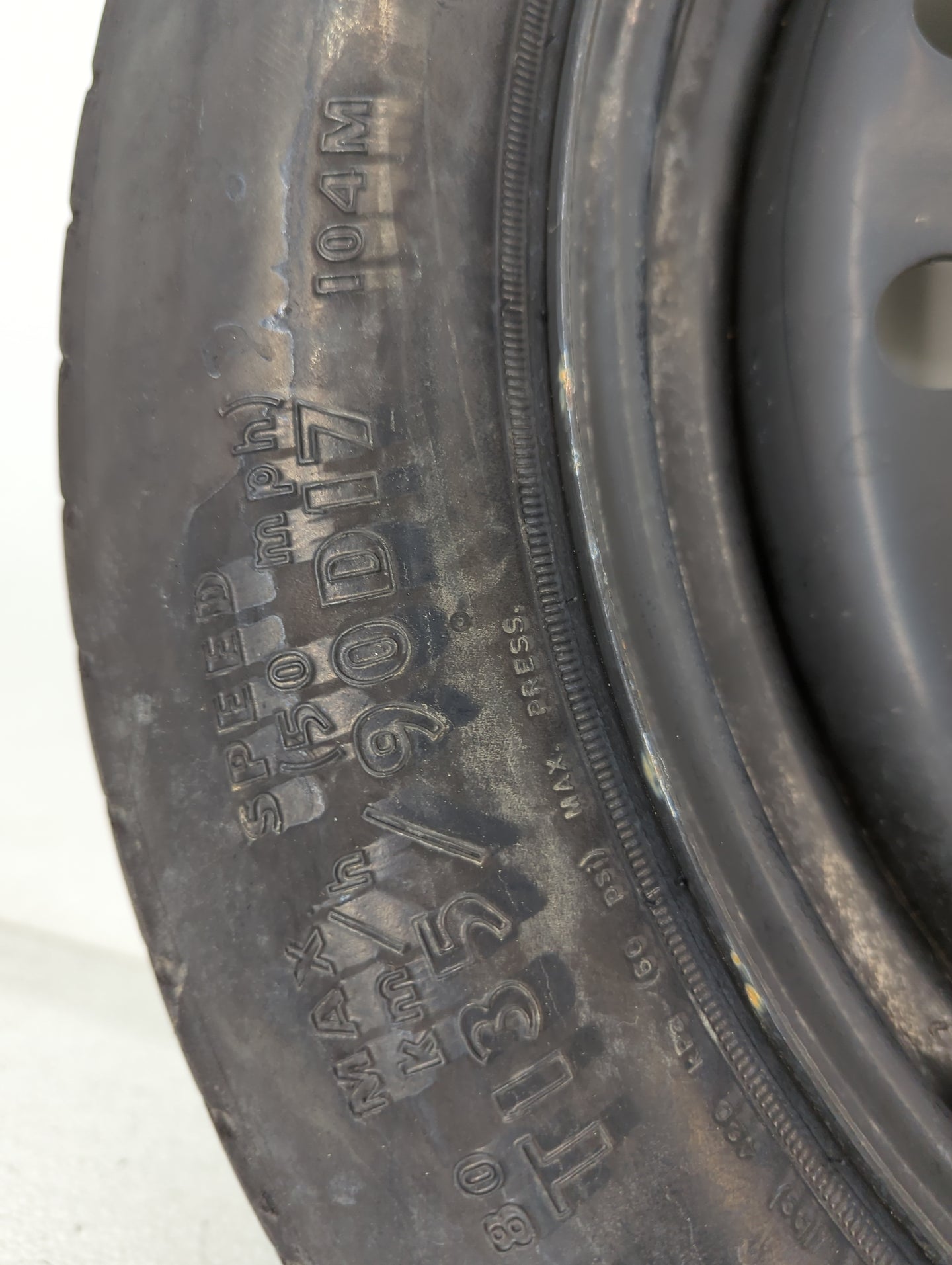 2008-2019 Ford Taurus Spare Donut Tire Wheel Rim Oem - Oemusedautoparts1.com