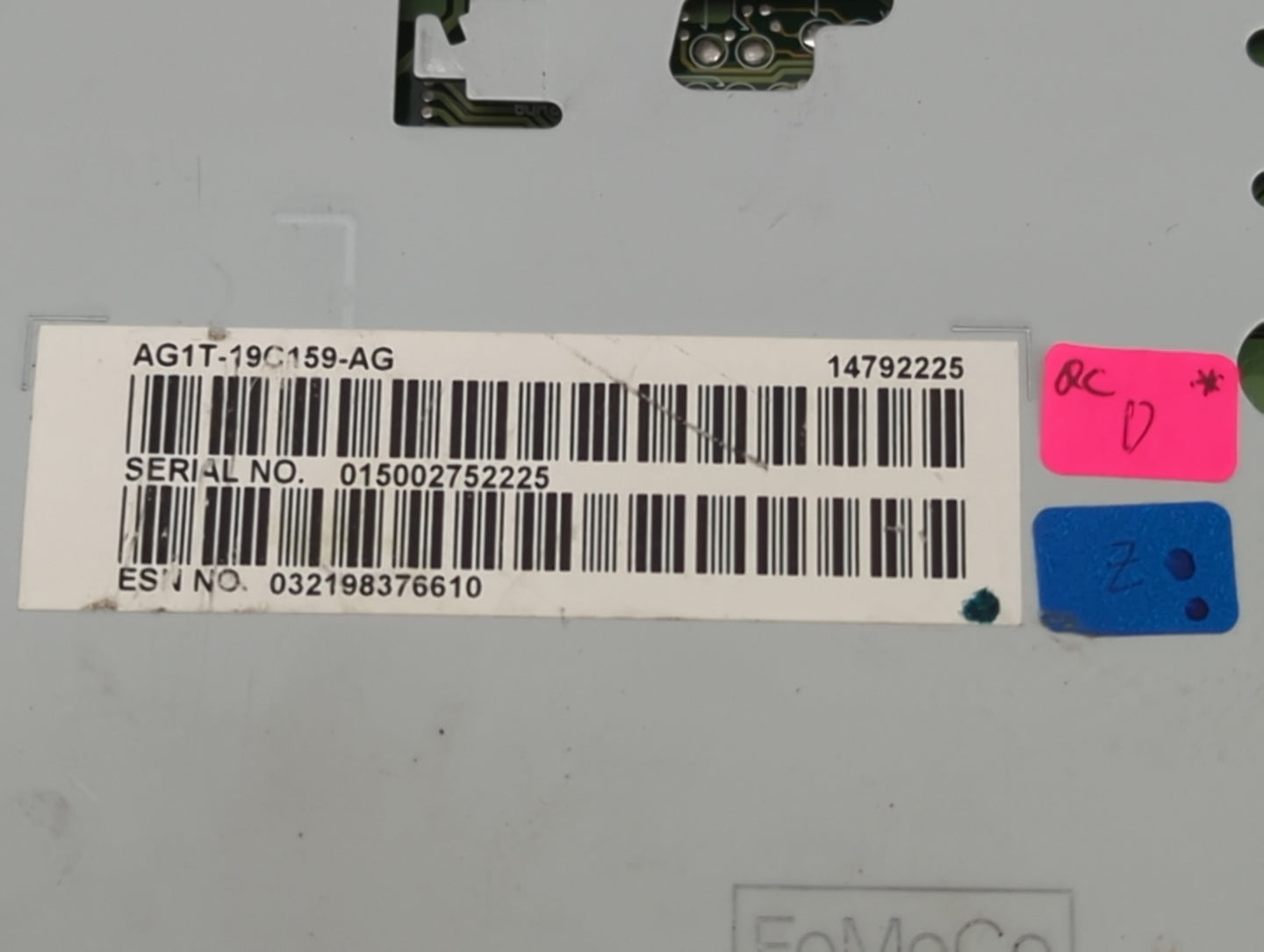 2010 Ford Taurus Radio AM FM Cd Player Receiver Replacement P/N:AG1T-19C159-AG Fits OEM Used Auto Parts - Oemusedautoparts1.