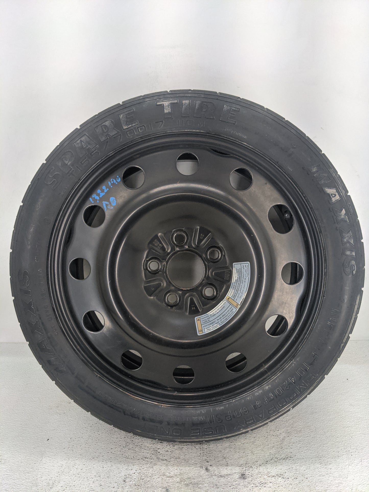 2008-2019 Ford Taurus Spare Donut Tire Wheel Rim Oem 1420875 - Oemusedautoparts1.com
