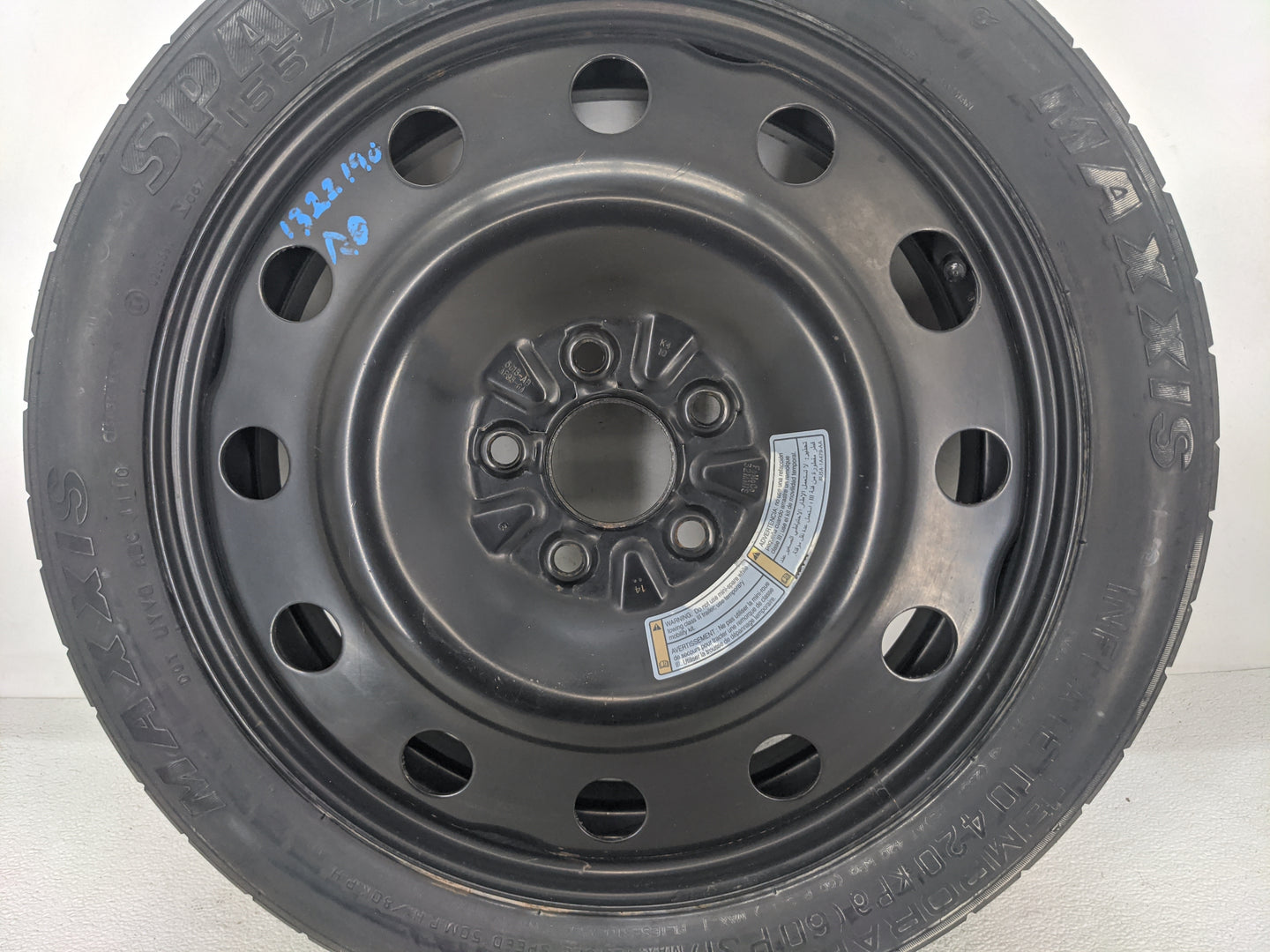 2008-2019 Ford Taurus Spare Donut Tire Wheel Rim Oem 1420875 - Oemusedautoparts1.com