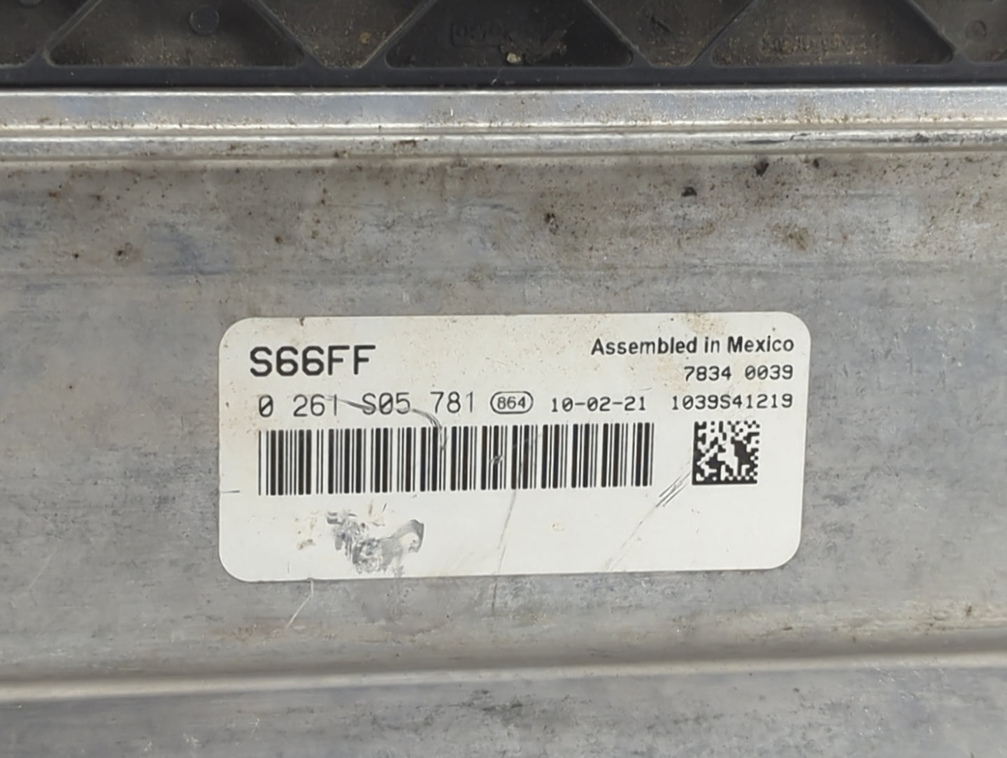 2010 Ford Taurus PCM Engine Control Computer ECU ECM PCU OEM P/N:AA5A-12A650-ABB, AA5A-12B684-CA, 0261S05781 Fits OEM Used A