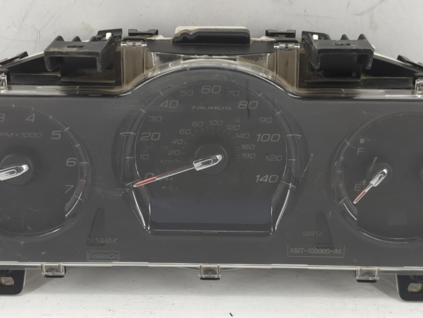 2010 Ford Taurus Instrument Cluster Speedometer Gauges P/N:AG1T-10849-NB MX157550-3732, AG1T-10B935-AA Fits OEM Used Auto Pa