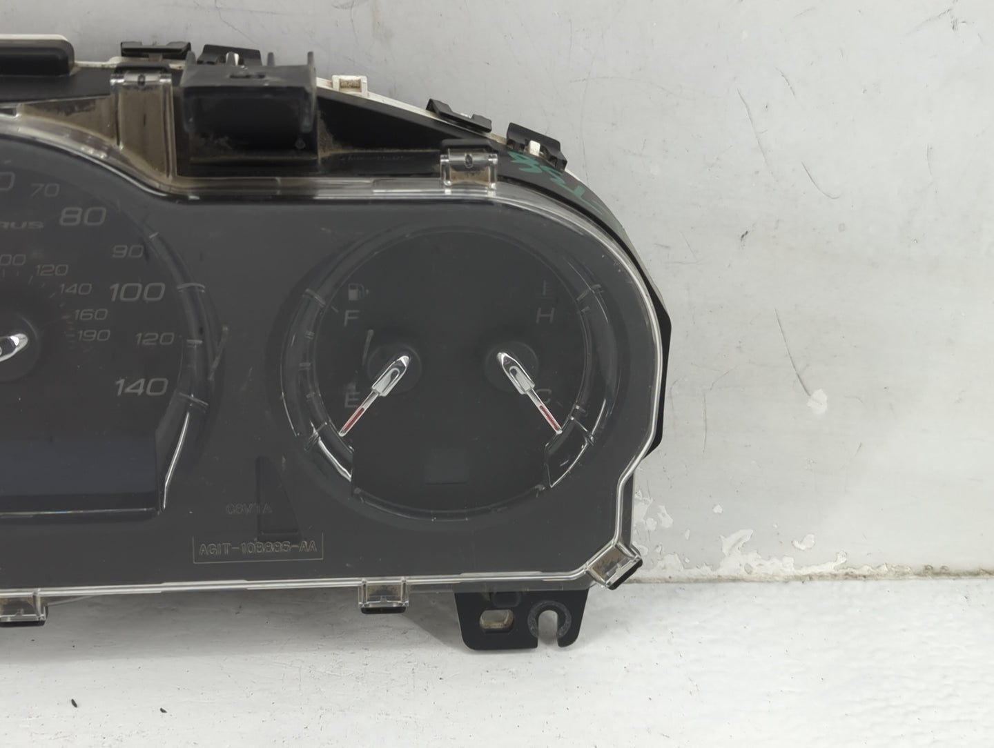 2010 Ford Taurus Instrument Cluster Speedometer Gauges P/N:AG1T-10849-NB MX157550-3732, AG1T-10B935-AA Fits OEM Used Auto Pa