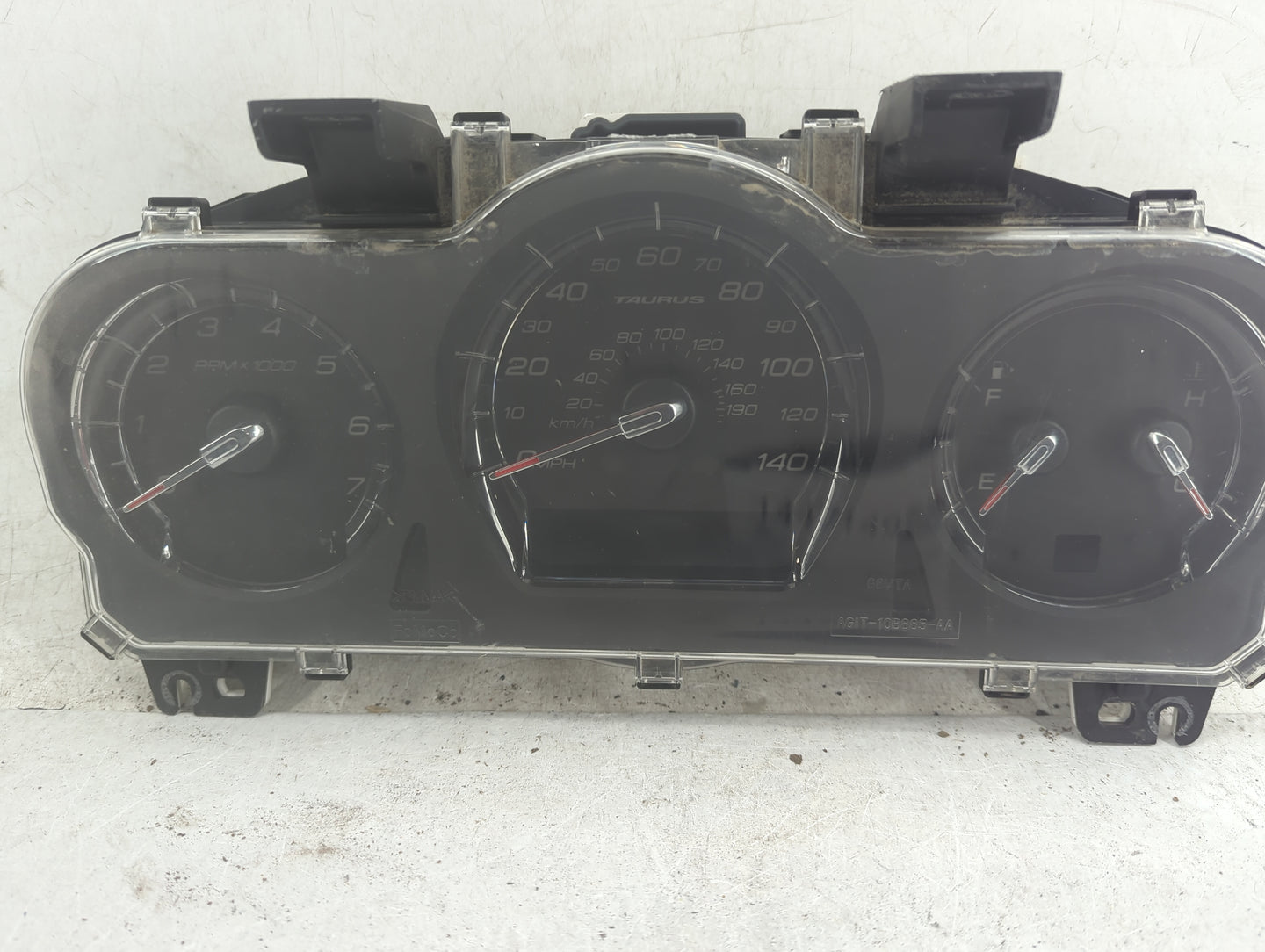 2010 Ford Taurus Instrument Cluster Speedometer Gauges P/N:AG1T-10849-AA AG1T-10849-GG, MX157550-0946 Fits OEM Used Auto Par