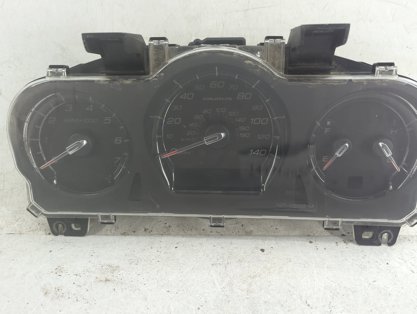 2010 Ford Taurus Instrument Cluster Speedometer Gauges P/N:AG1T-10849-AA AG1T-10849-GG, MX157550-0946 Fits OEM Used Auto Par