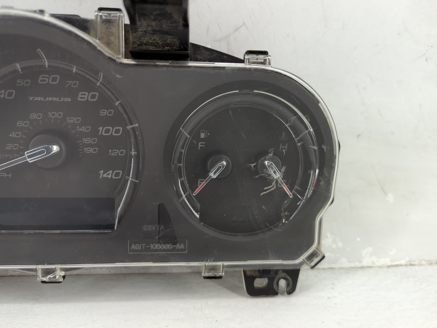 2010 Ford Taurus Instrument Cluster Speedometer Gauges P/N:AG1T-10849-NB MX157550-3732, AG1T-10B885-AA Fits OEM Used Auto Pa
