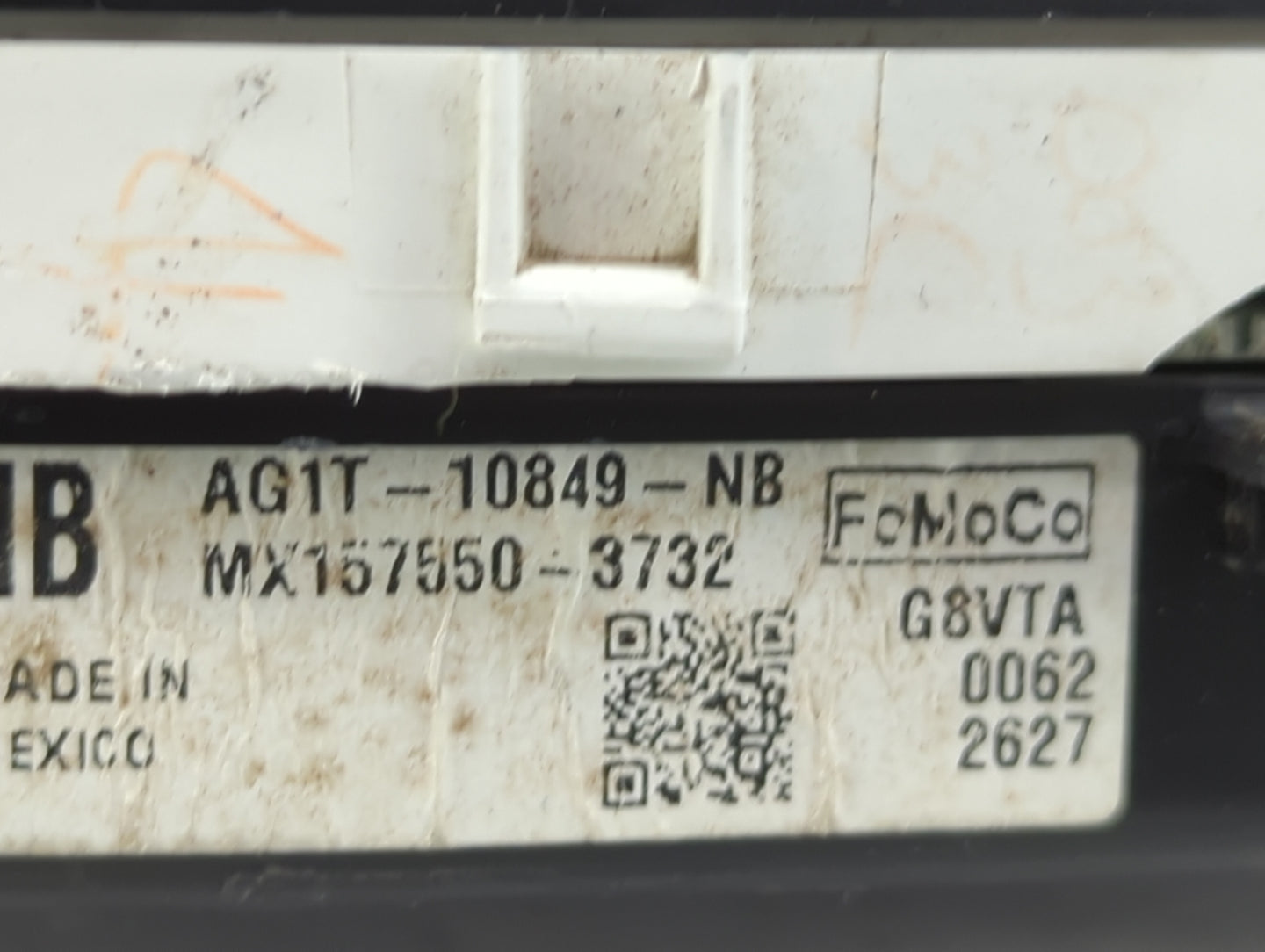 2010 Ford Taurus Instrument Cluster Speedometer Gauges P/N:AG1T-10849-NB MX157550-3732, AG1T-10B885-AA Fits OEM Used Auto Pa