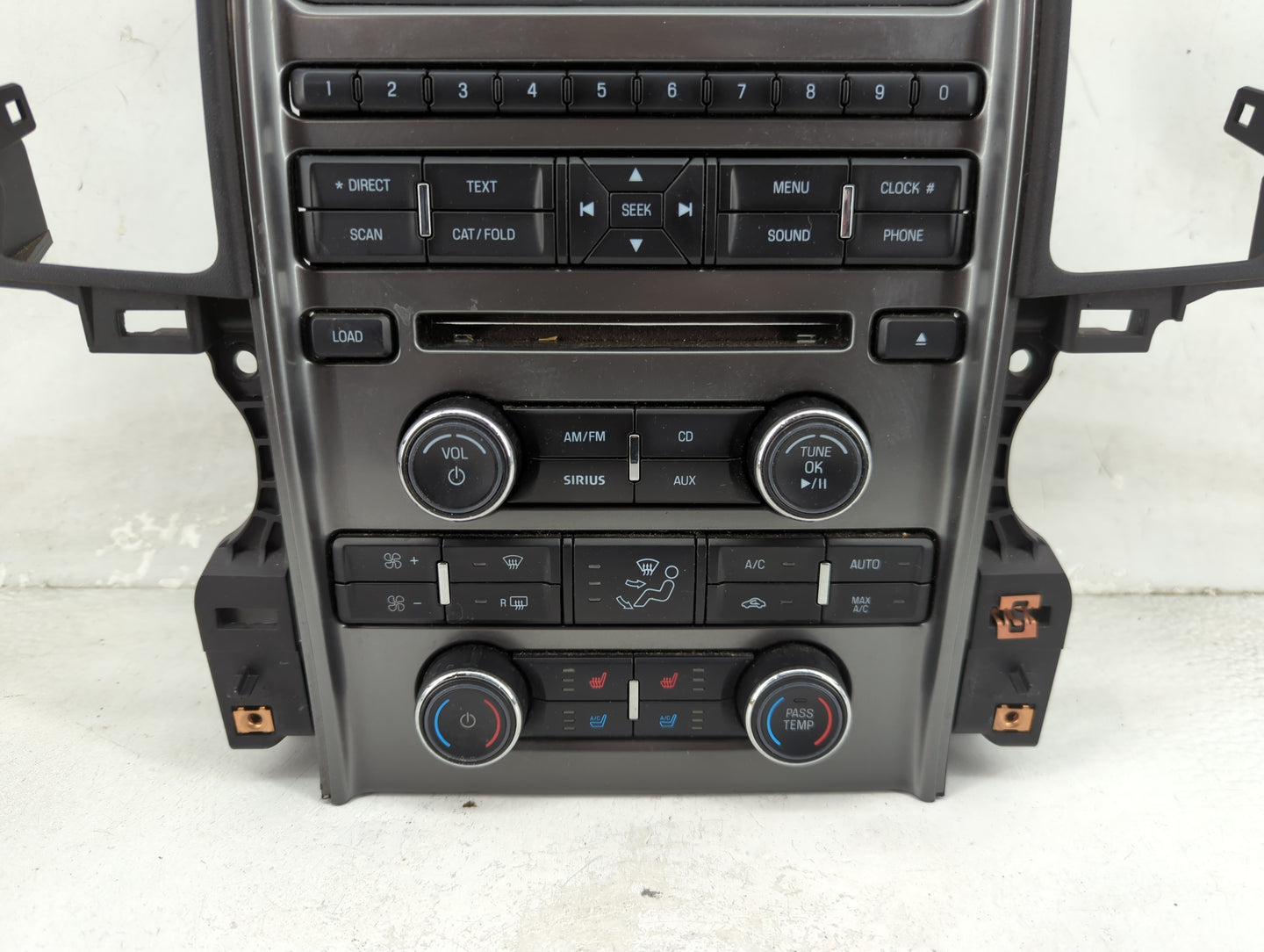 2010-2012 Ford Taurus Radio AM FM Cd Player Receiver Replacement P/N:AG1T-18A802-DB Fits Fits 2010 2011 2012 OEM Used Auto P