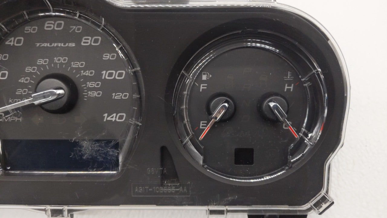 2010 Ford Taurus Instrument Cluster Speedometer Gauges P/N:AG1T-10849-NA AG1T-10849-NC, AG1T-10849-LB Fits OEM Used Auto Par