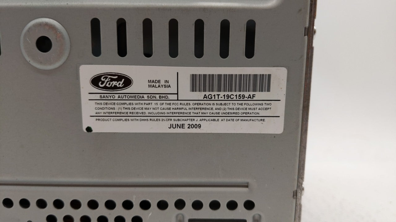 2010 Ford Taurus Radio AM FM Cd Player Receiver Replacement P/N:AG1T-19C159-AF Fits OEM Used Auto Parts - Oemusedautoparts1.