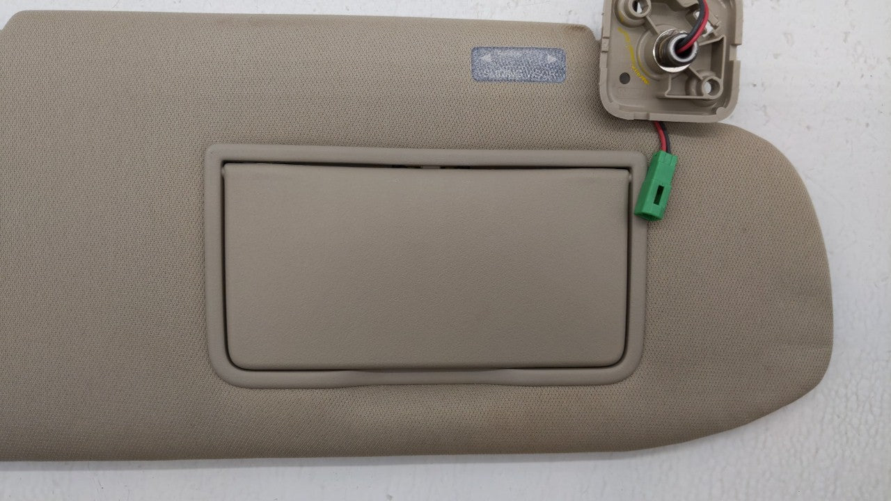 2012 Ford Taurus Sun Visor Shade Replacement Passenger Right Mirror Fits Fits 2010 2011 OEM Used Auto Parts - Oemusedautopar