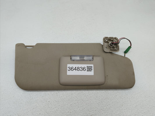 2010-2011 Ford Taurus Sun Visor Shade Replacement Passenger Right Mirror Fits Fits 2010 2011 OEM Used Auto Parts