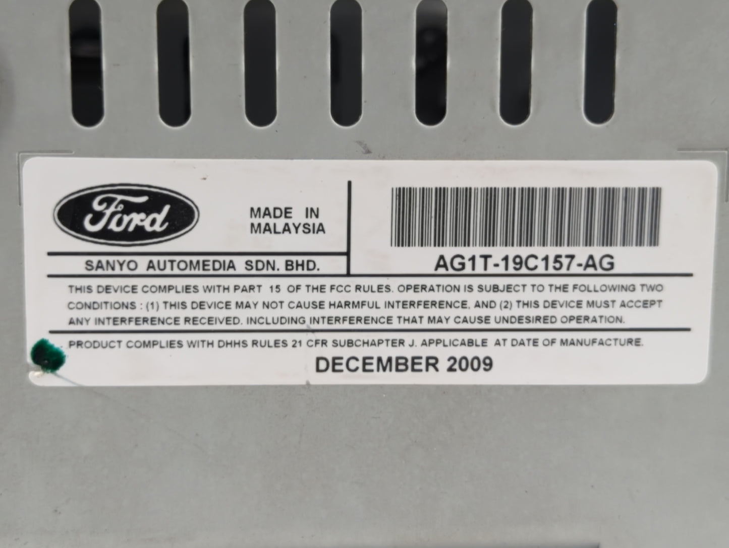 2010-2010 Ford Taurus Am Fm Cd Player Radio Receiver - Oemusedautoparts1.com