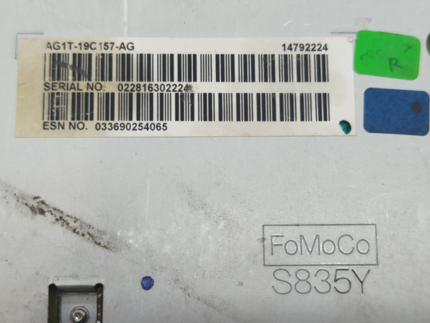 2010 Ford Taurus Radio AM FM Cd Player Receiver Replacement P/N:AG1T-19C157-AG Fits OEM Used Auto Parts - Oemusedautoparts1.